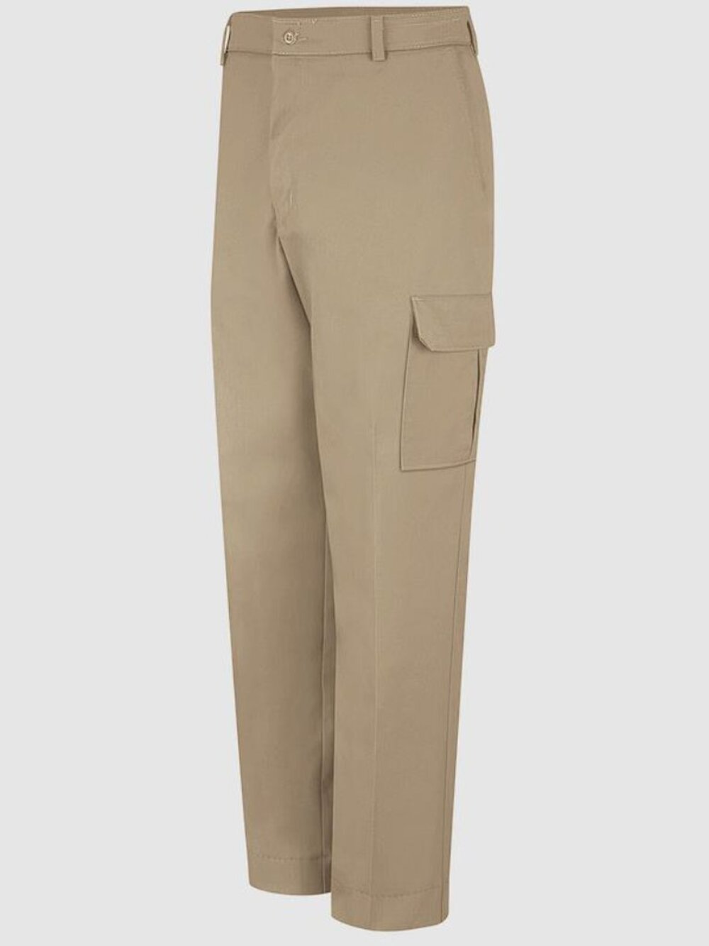 RED KAP Men's Industrial Cargo Pant Size 42X32 in Khaki
